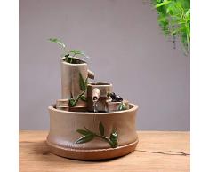 GJF Acqua Fontana Decorazione Feng Shui Fortunato Rockery Soggiorno Waterscape Pesce Serbatoio scrivania circolazione scaldabagno Decorazione della casa