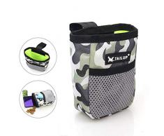 SOOJET Borsa Addestramento Cane, Sacchetto di Allenamento per Cani Borsa per Il Cibo per Cani Animali Multifunzionale Snack Borsa Sacchetti Igienici per Viaggi o Uso Esterno