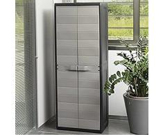 Plastmeccanica Armadio, Nero/Tor, Alto, 65 x 38 x 171 cm, Taglia Unica