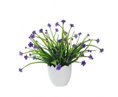 Artibetter 4Pcs Fiori Di Simulazione Narcisi Artificiali Fiori Di Plastica Boccola Di Fiori Artificiali Famiglia Viola Fiori Artificiali Cespugli Di Plastica Piante Artificiali