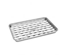 EMH - Set di 15 teglie usa e getta, in alluminio per barbecue