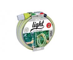 Idroeasy Armadillo, Ø esterno 1.27 cm, Ø interno 0.9 cm, 15 m, 3.5 Bar, Tubo Acqua Super Leggero da Giardino Anti Nodo e Anti Torsione