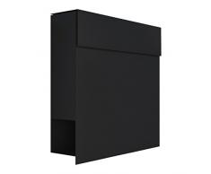 Cassetta delle lettere, design posta a parete Manhattan Nero – bravios