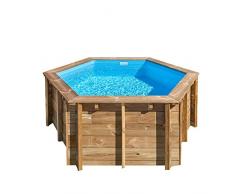 Piscina de Madera Gre Lili 2 Redonda Ø 280 x 107 cm