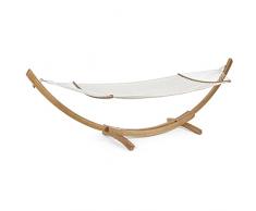 Decorspace Amaca Luxory matrimoniale con struttura in legno da esterno per giardino