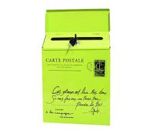 Cassetta delle lettere con serratura in ferro vintage a parete cassetta postale cassetta postale cassetta dei giornali scatola di ferro creativa europea con serratura cassetta postale americana