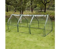 Serre da Esterno Tenda da giardino botanico trasparente, tenda a serra in plastica con ripiani, protezione invernale gelo casa fiore per la crescita della pianta, per balcone, terrazza, allaperto LQH