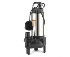 Ribimex PRPVC1500V Pompa Sommersa Vortex, 1500 W, Grigio/Argento, 58x14x21 cm