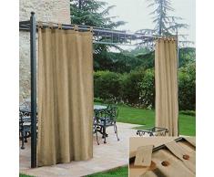 Morbidissimi – Tenda Gazebo da Esterno Idrorepellente e Resistente, Colore Beige, Misure 200x270 cm, Dotata di Passanti e Chiusura con Bottone, 100% Made in Italy