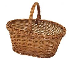 Garden Friend Cesto Di Vimini Spaccato Da Funghi C1550200, Marrone, 39 x 29 x 30 cm; 450 grammi