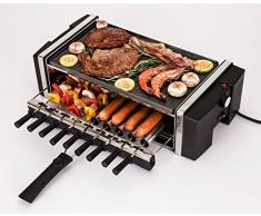 R.G.V. NEW GRILLO SPECIAL BARBECUE DA TAVOLA CON 9 SPIEDINI AUTOROTANTI 1200 W