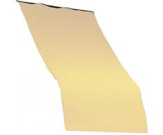 R.P. Tenda da Sole per Esterno Tinta Unita con Anelli per Balcone, terrazzo, casa - Cm 150x250 - Panna