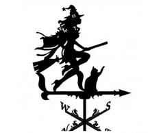 DITUDO Indicatore Direzione per La Fattoria AllAperto,segnavento in Acciaio Inossidabile,segnavento Decorativo,segnavento in Stile Antico,per Giardino Esterno Tetto Paddock Decorazione Banderuola