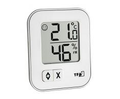 TFA Dostmann - 30.5026.02 - MOXX, Termometro/Igrometro digitale, colore: Bianco