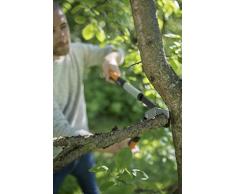 Fiskars Troncarami con lame bypass per legno verde, Sistema a cremagliera PowerGear X, Misura S, Diametro di taglio: 3,8 cm, Lame in acciaio temprato con rivestimento antiaderente, Lunghezza: 57 cm, Nero/Arancione, LX92, 1020186
