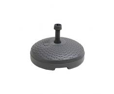 BASE PLASTICA PER OMBRELLONE EFFETTO RATTAN Ø 45 x h.30 - capacità 20 lt.