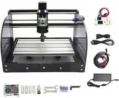 RATTMMOTOR Macchina fresatrice per incisione, 3 assi GRBL, Offline Control CNC 3018 Pro Max, 420 x 350 x 270 mm, controllo ER11, per PVC PCB e per intaglio legno fai da te