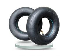 2 Pezzi Ruota di Ricambio Camera d’Aria, Pneumatici da per carrelli a mano, 4.10/3.50-4 Pneumatici, per carrelli a Mano, per carriole, Tosaerba, carrelli a Mano