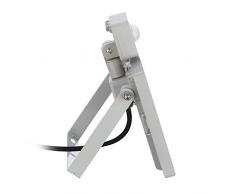 Yuanline faretto proiettore LED, rilevatore di movimento, ultrasottile, per interni e esterni, impermeabilità IP67, per giardino, Cortile, terrazza, piazza, fabbrica 50W Bianco freddo