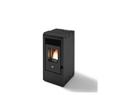 Stufa a Pellet Evacalor Rita 9 KW Colore Nero Goffrato PRONTA CONSEGNA - 901655900