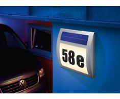 Esotec - Numero civico Luminoso Wave a energia Solare