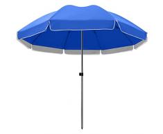 Ombrellone da Giardino 8 Piedi/2,4 m, ombrellone da Giardino, ombrellone da Tavolo per mobili da terrazza per Bordo Piscina/Prato, terrazza, Balcone, Spiaggia, Piccolo ombrellone Rotondo da Mercato,