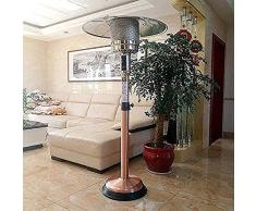 stufa a fungo per interni Riscaldatori Da Esterno For Patio, Riscaldatore A Gas Da Pavimento In Acciaio Inossidabile Regolabile In Altezza, Protezione Di Sicurezza, Riscaldatore Esterno Portatile For