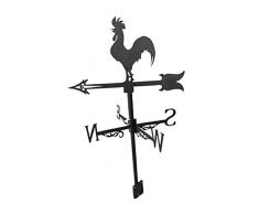 Baoblaze Retro segnavento Animale Pratica Fattoria Giardino Cortile Strumento di misurazione Decorazione del Tetto, Gallo