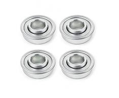 cyclingcolors 4x GABBIETTA 12.7MM x 28.6MM CUSCINETTO RUOTA TOSAERBA TAGLIAERBA TRATTORE TRATTORINO