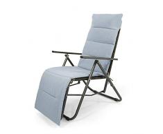 QWER Sedia Portatile Chaise Lounge Rattan Estate Equitazione Sedia Pieghevole Pausa Pranzo Vecchio Sun Sedia Domestica Sedia Pieghevole (Color : B)