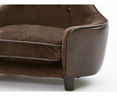 Cestino cani divano cani animale letto cane divano letto cani gatto letto cane Brownie i. 67 x 43 x 30 cm. superficie della sede: 52 x 32 x 7 xm. cuscino: 30 x 10 cm