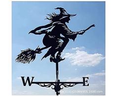 WENCY Segnavento Segnavento,Tetti Segnavento in Ferro Art Decor Acciaio Giardini Scultura Cortile Prato Pavimento Ornamento Segnavento