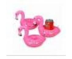 3 Pezzi Rosa Piscina Gonfiabile Sottobicchieri Fenicottero Tropicale Di Galleggiamento
