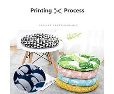 Morbuy Cuscino per Sedia Tondo, Estate TraspiranteCuscino Tatami Creativo Sedia da Ufficio Indietro Cuscini del Divano Cuscini per Interno ed Esterno Decorazione