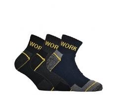 Fontana Calze, 12 paia di Calze da Lavoro rinforzate su punta e tallone mod. CAVIGLIA misura 43/46