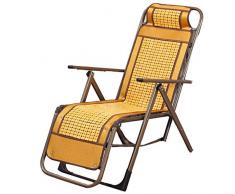 Maxibird Chaise Longue Pieghevole in Rattan Chaise Longue Pieghevole Regolabile per Giardino Patio Portico da Spiaggia Piscina, Uso Esterno e Interno