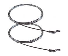 cyclingcolors 2x cavo di acceleratore tosaerba tagliaerba testa Z filo 1.9m acciaio trazione trattore
