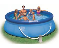 Intex 28132NP Piscina Easy Cm 366X76, Pompa Fil.I.1, 5621 Litri, Blu