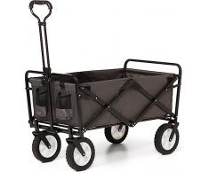 MaxxGarden - Carrello da giardino – Carretta a mano – Carrello per trasporto Bricolage – 93 x 53 x 64 cm – Rosso