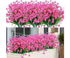 ArtBloomOutdoor - Arbusti Artificiali Resistenti ai Raggi UV Mocassini Eleganti da Donna