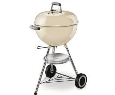 Weber 1245304 One-Touch originale barbecue a carbonella avorio bianco 47 cm