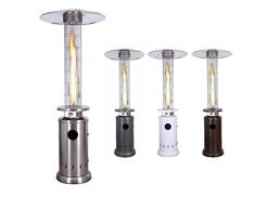 Marvin Stufa A Fungo Gas Bombola Gpl Da Esterno Portatile Cilindro Arredo Riscaldante Per Terrazzo Patio Giardino Locali Ristoranti Bar In Acciaio Potenza 13 Kw (acciaio inossidabile)