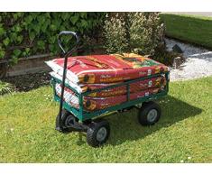 Draper - 58552, Carrello da Giardino, con Rete in Acciaio, Colore: Verde