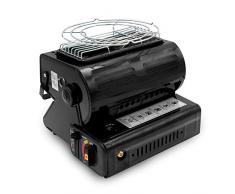 Yinleader Stufa a gas in ceramica, per esterni, per roulotte, campeggio, in ceramica, 1,3 kW, colore nero