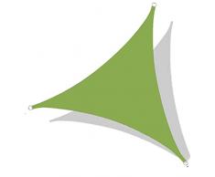 DKLE 2.5x2.5x2.5 m Vela Ombreggiante Impermeabile Giardino, Tenda A Vela Parasole Triangolare, Tenda Parasole Balcone con Kit di Montaggio, per Esterni Giardino Verande