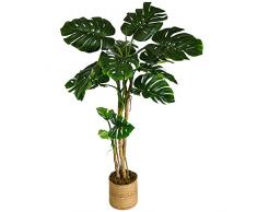 Maia Shop Monstera Artificiale, Ideale per la Decorazione Domestica, Pianta Artificiale, Albero (180 cm)