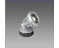 Disano Koala 1537 Faretto alogeno, 50-230 V, colore: argento metallico