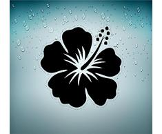 Adesivi per auto, moto, biker, per macbook, motivo: ibisco pianta albero r3 fiore