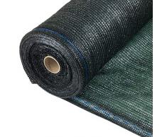 STI Rete Ombreggiante Ombra Telo Verde Giardino + 90% Frangisole Frangivista 4x5 mt