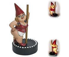 Giardino Pole Dance Gnomi Resina Giardinaggio Decorazione del giardino Scultura Decorazione del giardino di casa